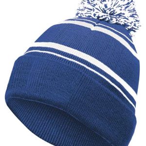 8 1/2" Homecoming Beanie - Royal/ White