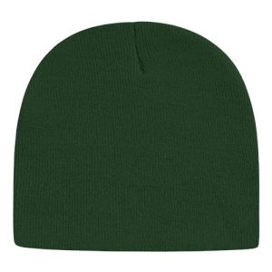USA-Made 8 1/2" Beanie - Forest Green