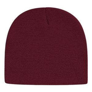 USA-Made 8 1/2" Beanie - Maroon