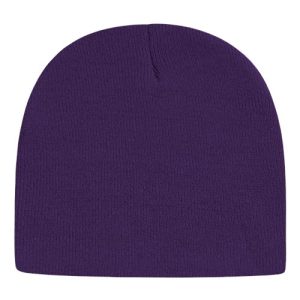 USA-Made 8 1/2" Beanie - Purple