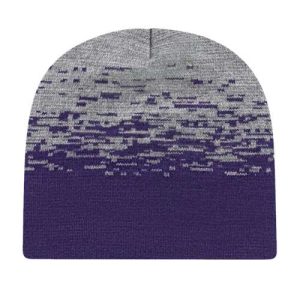 USA-Made Static Beanie - Purple/ Heather
