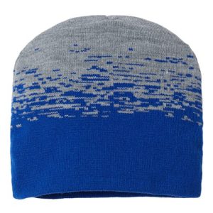USA-Made Static Beanie - True Royal/ Heather