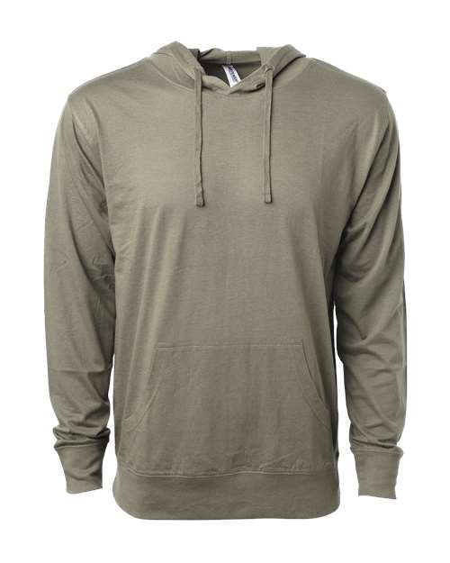 Unisex Lightweight Hooded Pullover T-Shirt - Image 25