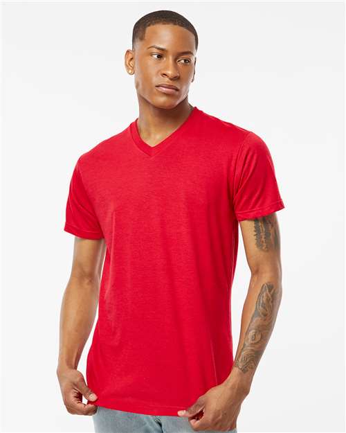 Men's Poly-Rich V-Neck T-Shirt - Image 23