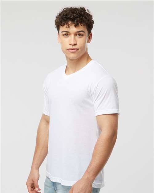 Men's Poly-Rich V-Neck T-Shirt - Image 34