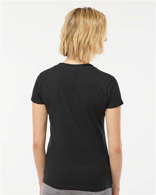 Women's Fine Jersey V-Neck T-Shirt - Image 6