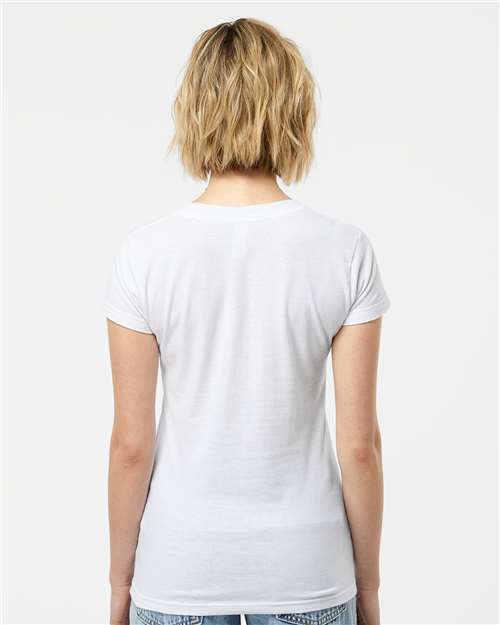 Women's Fine Jersey V-Neck T-Shirt - Image 30