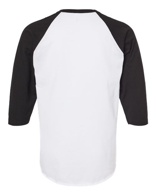 Unisex Fine Jersey Raglan T-Shirt - Image 2