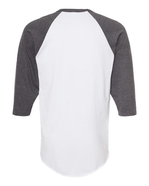 Unisex Fine Jersey Raglan T-Shirt - Image 8