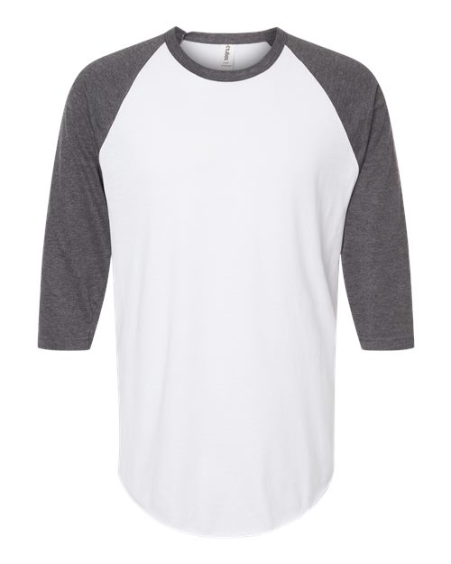 Unisex Fine Jersey Raglan T-Shirt - Image 7