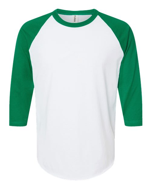 Unisex Fine Jersey Raglan T-Shirt - Image 21
