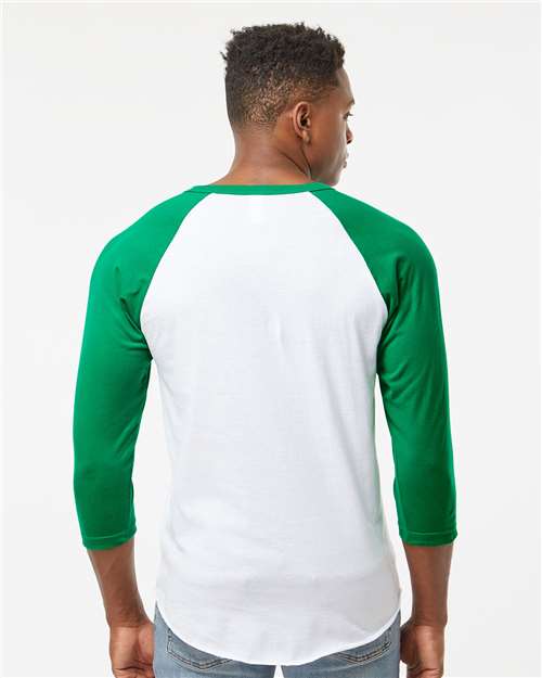 Unisex Fine Jersey Raglan T-Shirt - Image 32