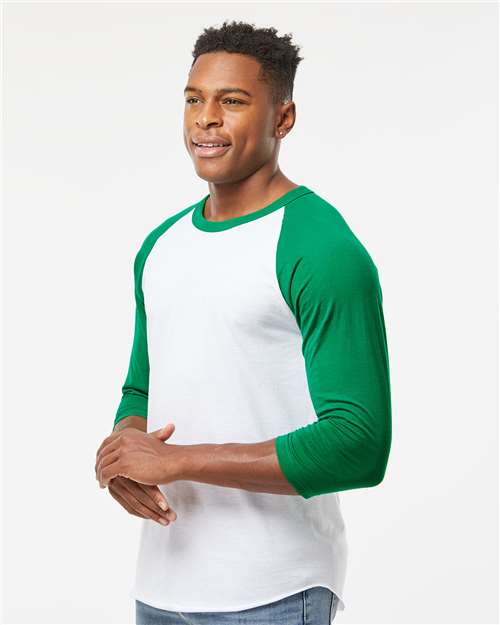 Unisex Fine Jersey Raglan T-Shirt - Image 25