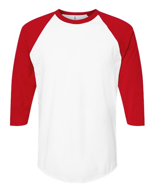 Unisex Fine Jersey Raglan T-Shirt - Image 45