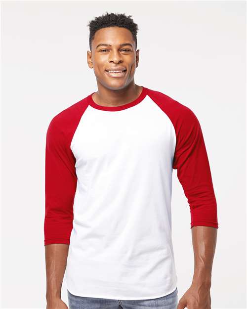 Unisex Fine Jersey Raglan T-Shirt - Image 48