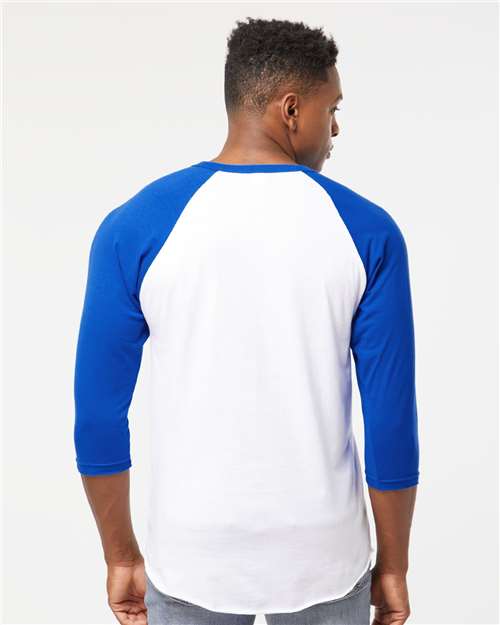 Unisex Fine Jersey Raglan T-Shirt - Image 60