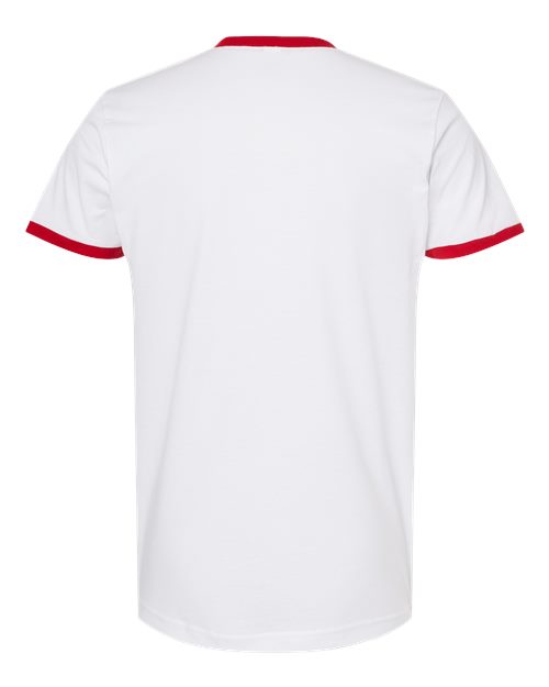 Unisex Fine Jersey Ringer T-Shirt - Image 13
