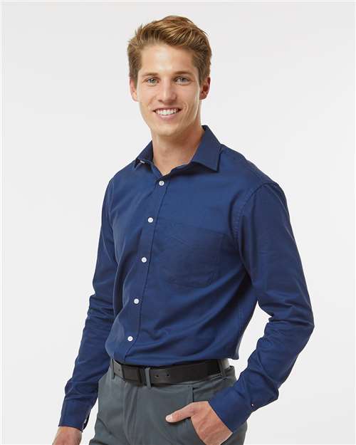 Men's New England Cotton Oxford Shirt - Image 11