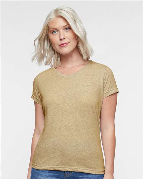 Women's Harborside Mélange V-Neck Tee - Image 13
