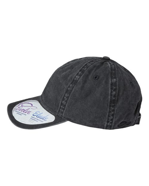 Women's Pigment-Dyed with Fashion Undervisor Cap - Black/ Leopard - Image 4