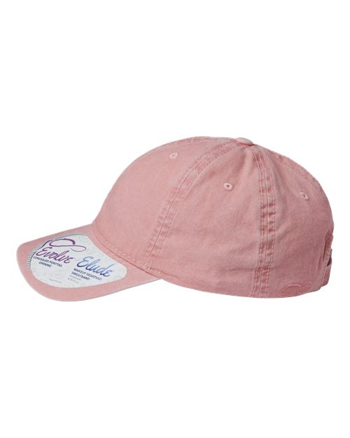 Women's Pigment-Dyed with Fashion Undervisor Cap - Dusty Pink/ Floral - Image 4