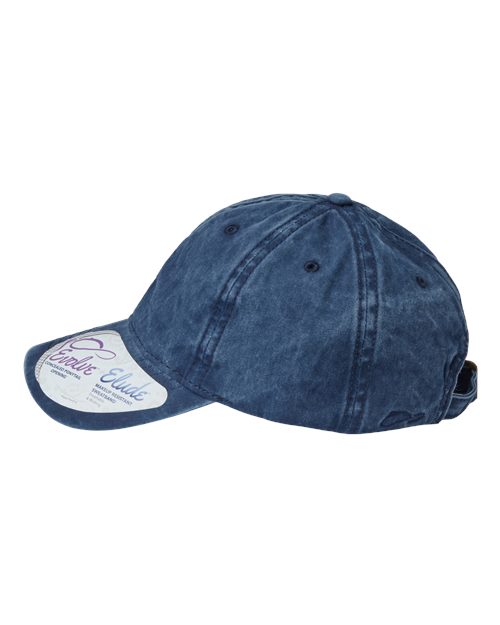 Women's Pigment-Dyed with Fashion Undervisor Cap - Navy/ Stripes - Image 4