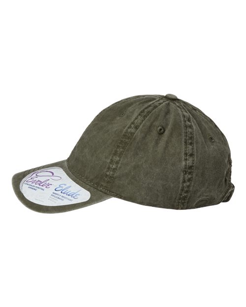 Women's Pigment-Dyed with Fashion Undervisor Cap - Olive/ Camo - Image 4