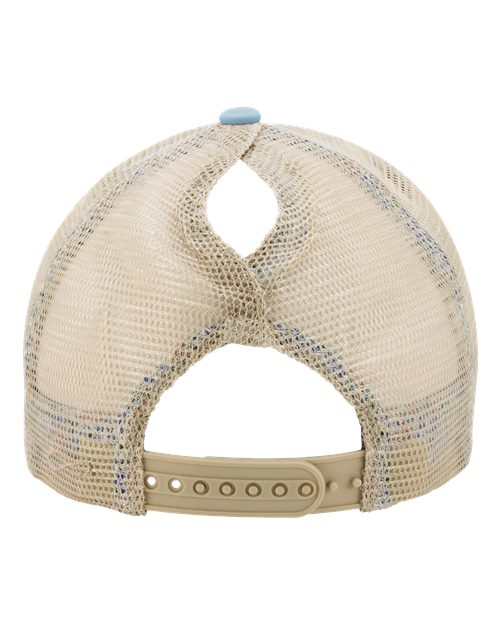 Women's Washed Mesh-Back Cap - Cashmere Blue/ Floral - Image 3