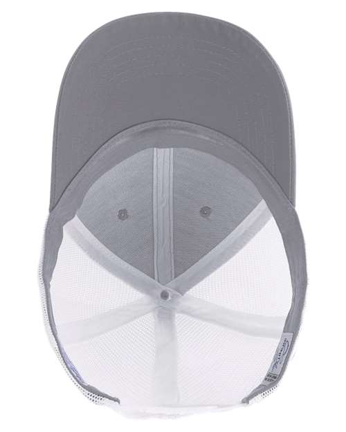 Women's Modern Trucker Cap - Grey/ White - Image 2