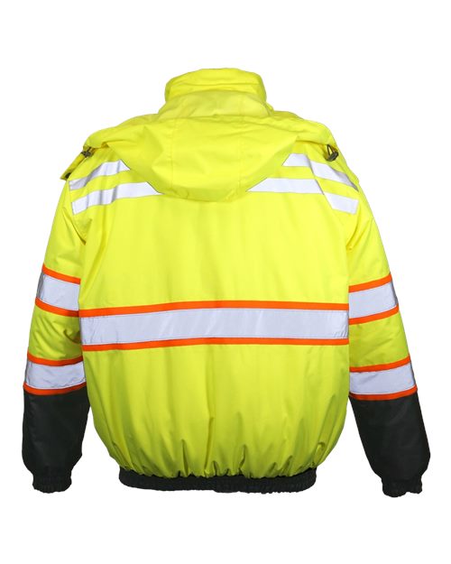 Unisex Economy Contrast Class 3 Bomber Jacket - Image 2