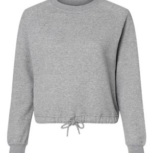 Women's Relaxed 3-End Boxy Fleece Crewneck Sweatshirt