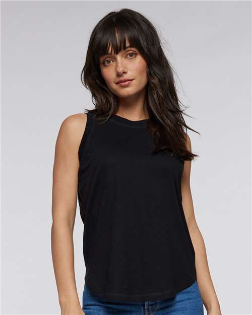 Women's Relaxed Fine Jersey Tank - Image 4