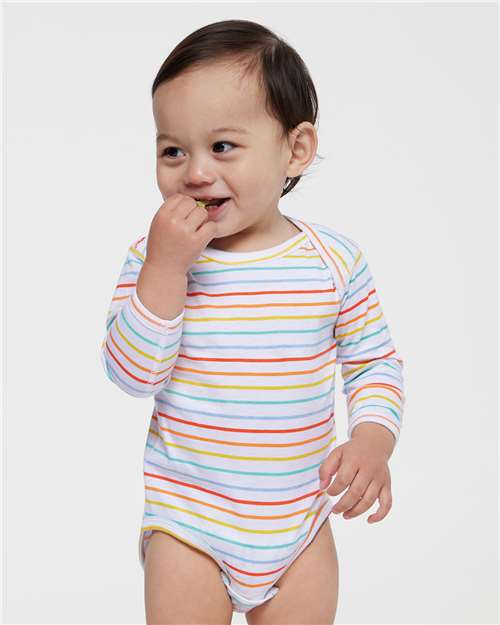 Infant Fine Jersey Long Sleeve Bodysuit - Image 4