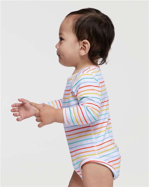 Infant Fine Jersey Long Sleeve Bodysuit - Image 5