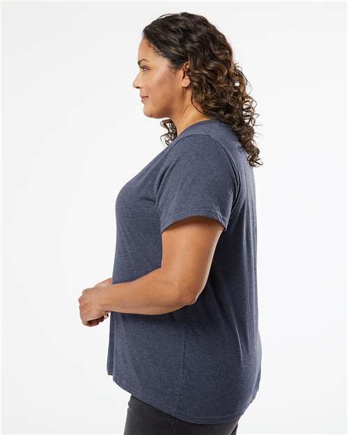 Women's Curvy Collection Fine Jersey V-Neck Tee - Image 17
