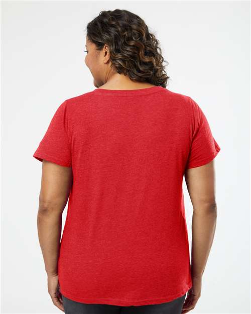 Women's Curvy Collection Fine Jersey V-Neck Tee - Image 27