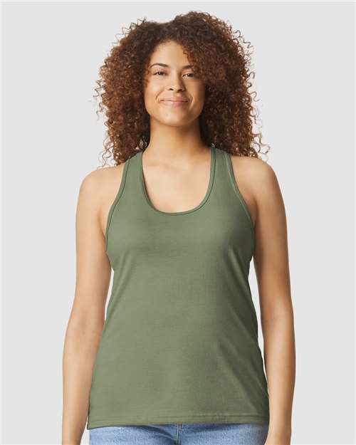Women's Softstyle® CVC Racerback Tank Top - Image 4