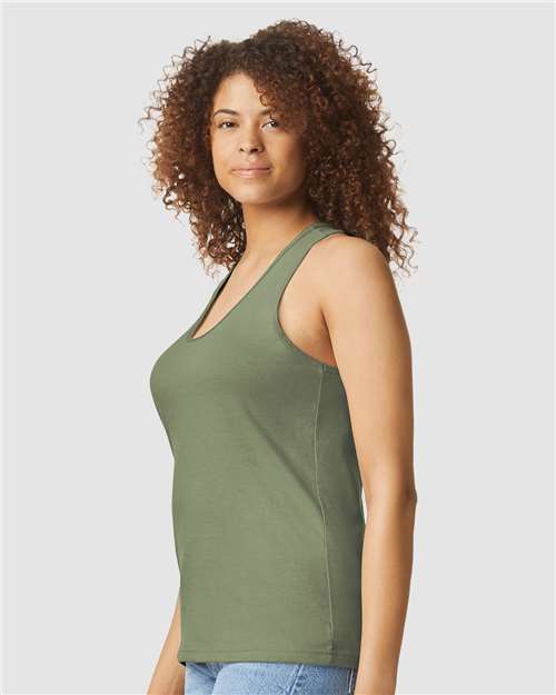 Women's Softstyle® CVC Racerback Tank Top - Image 5