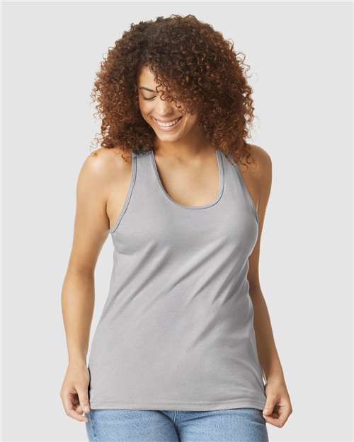 Women's Softstyle® CVC Racerback Tank Top - Image 10