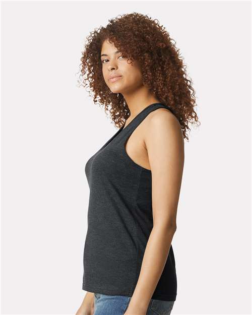Women's Softstyle® CVC Racerback Tank Top - Image 35