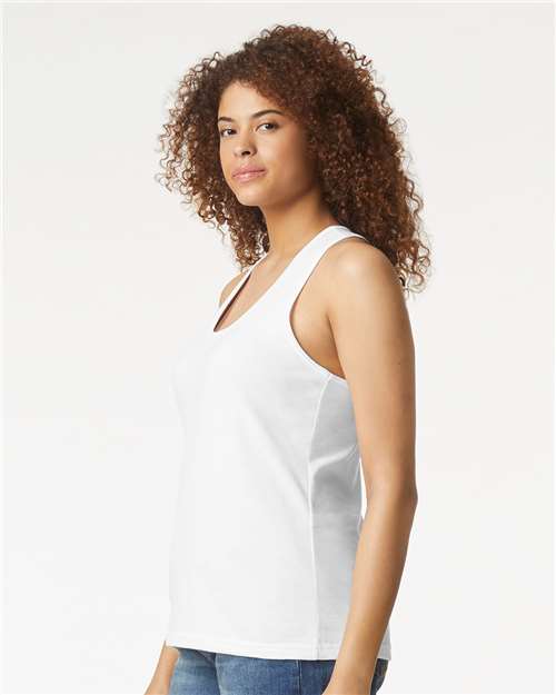 Women's Softstyle® CVC Racerback Tank Top - Image 47