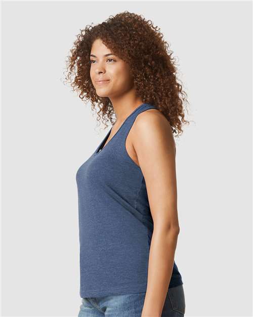 Women's Softstyle® CVC Racerback Tank Top - Image 23