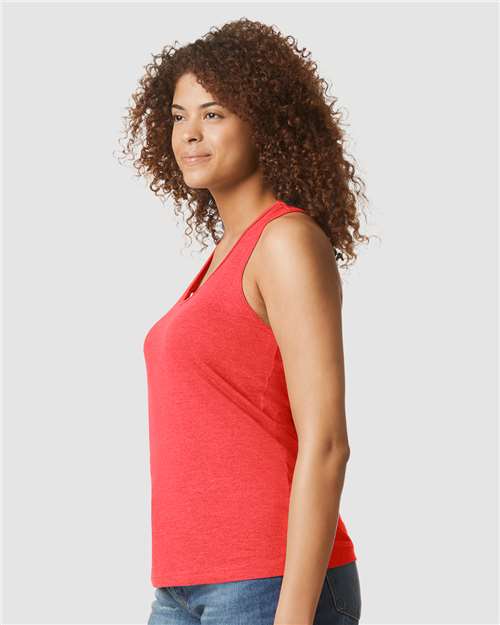 Women's Softstyle® CVC Racerback Tank Top - Image 41