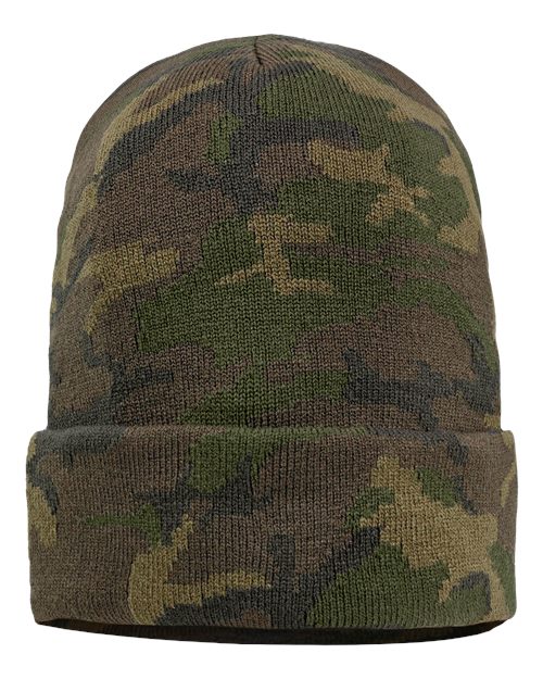 12" Solid Cuffed Beanie - Image 18