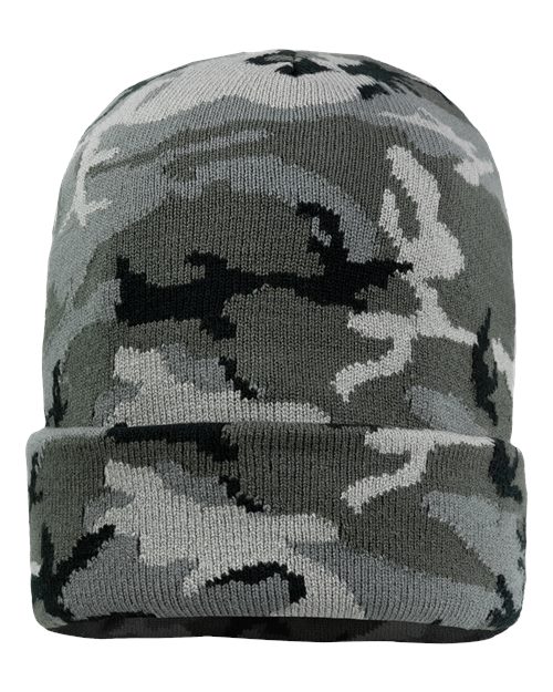 12" Solid Cuffed Beanie - Image 20