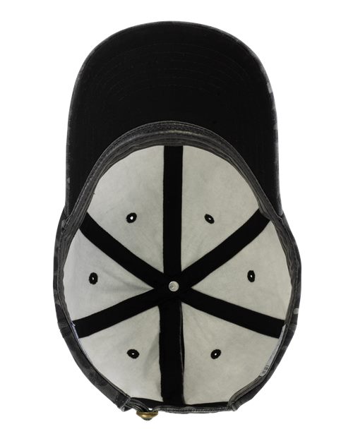 Women's Garment-Washed Fashion Print Cap - Black Leopard - Image 2