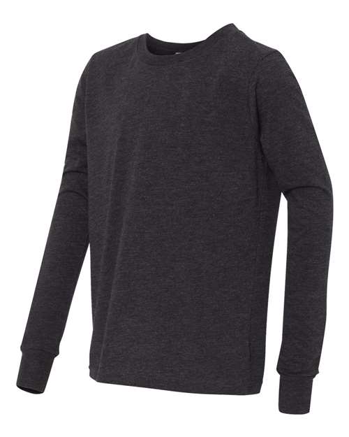 Youth Triblend Long Sleeve Tee - Image 3