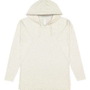 Men's Fine Jersey Hooded Long Sleeve Raglan T-Shirt