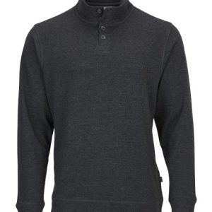 Men's French Terry Button Pullover