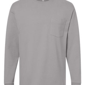 Unisex Super Heavyweight Long Sleeve Pocket Tee
